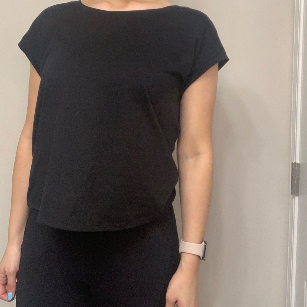 Fabletics Black Sports Top